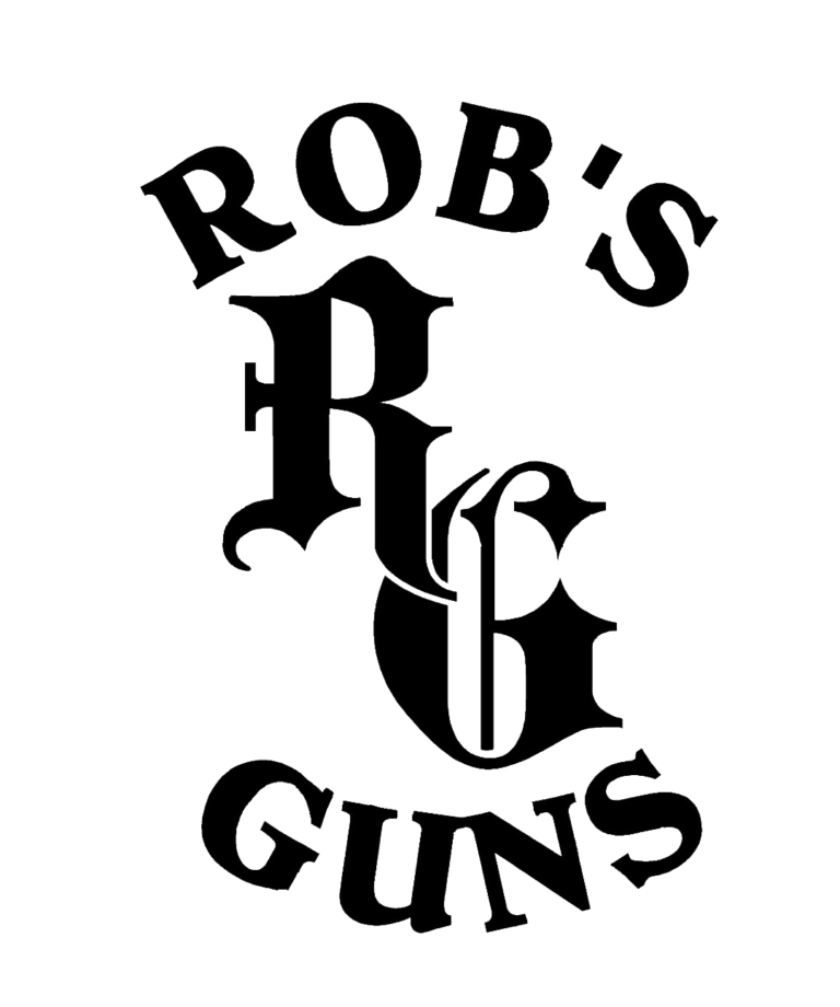 Robs Guns Logo Black Transparent Cleaned Strong 768x920